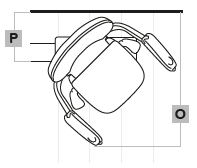 Technical stairlift details from above